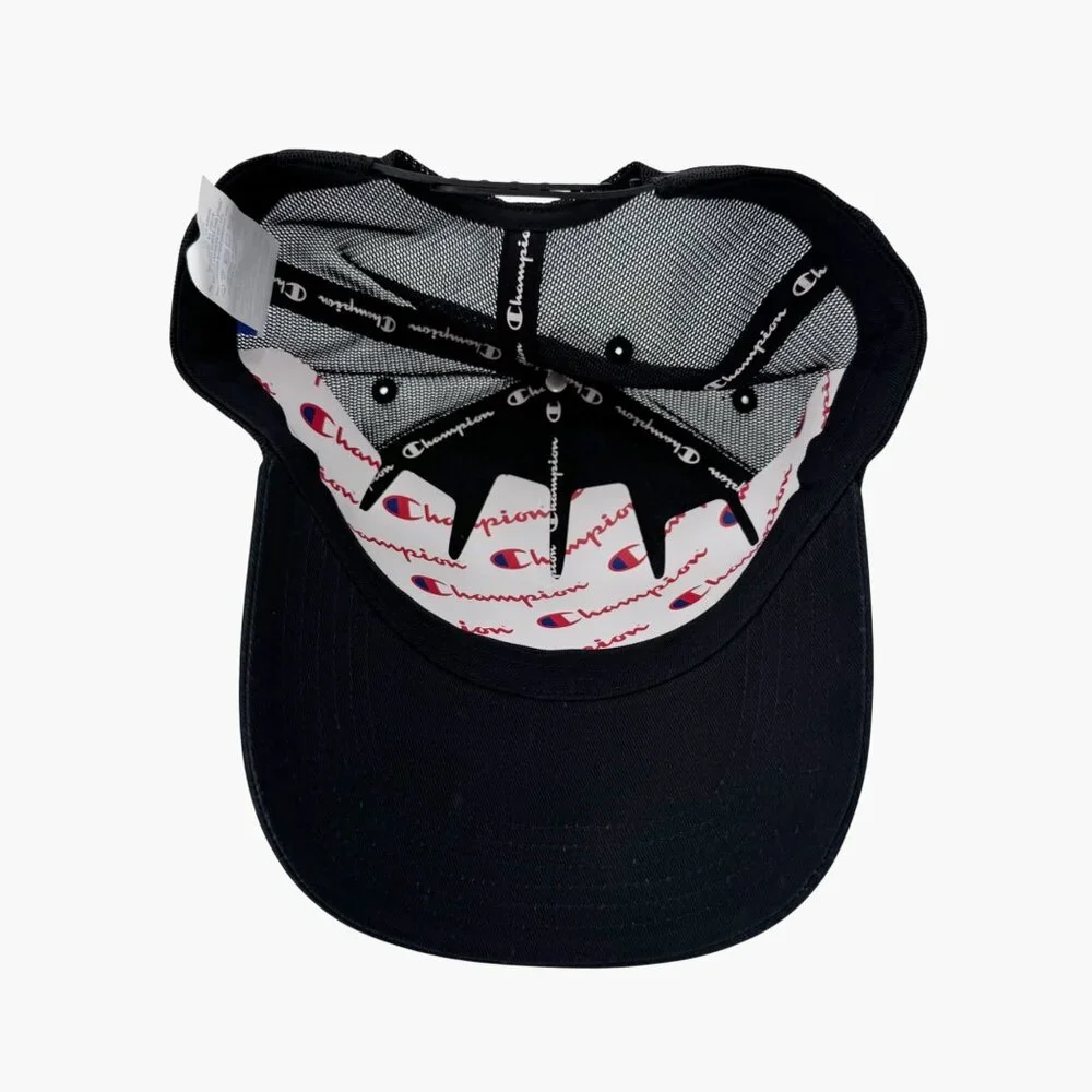NEW Champion Adult Logan Twill Trucker Hat - Black